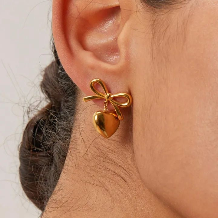 Mini Heart Earrings