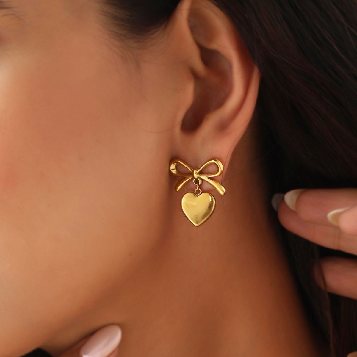 Mini Heart Earrings