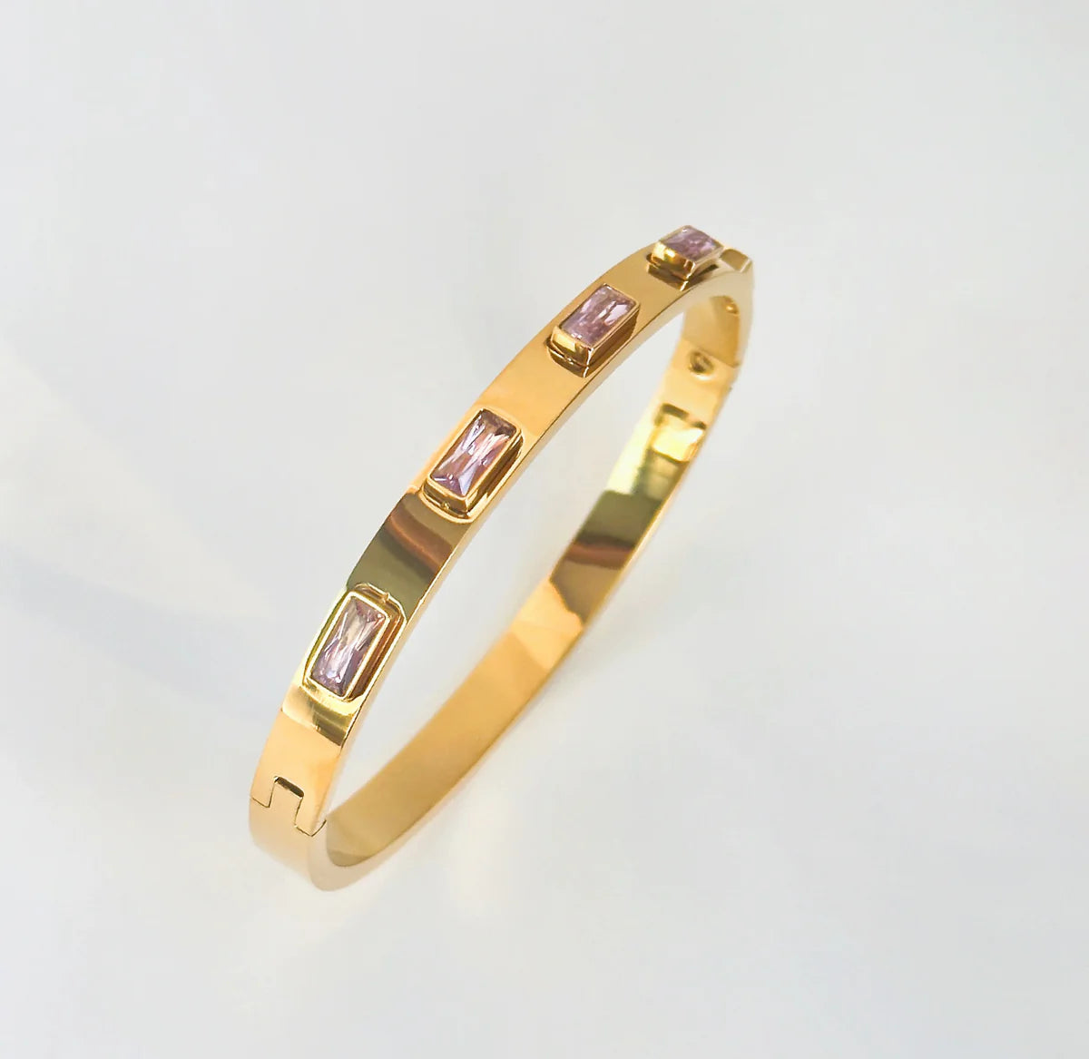 Elegant Gemstone Bangles