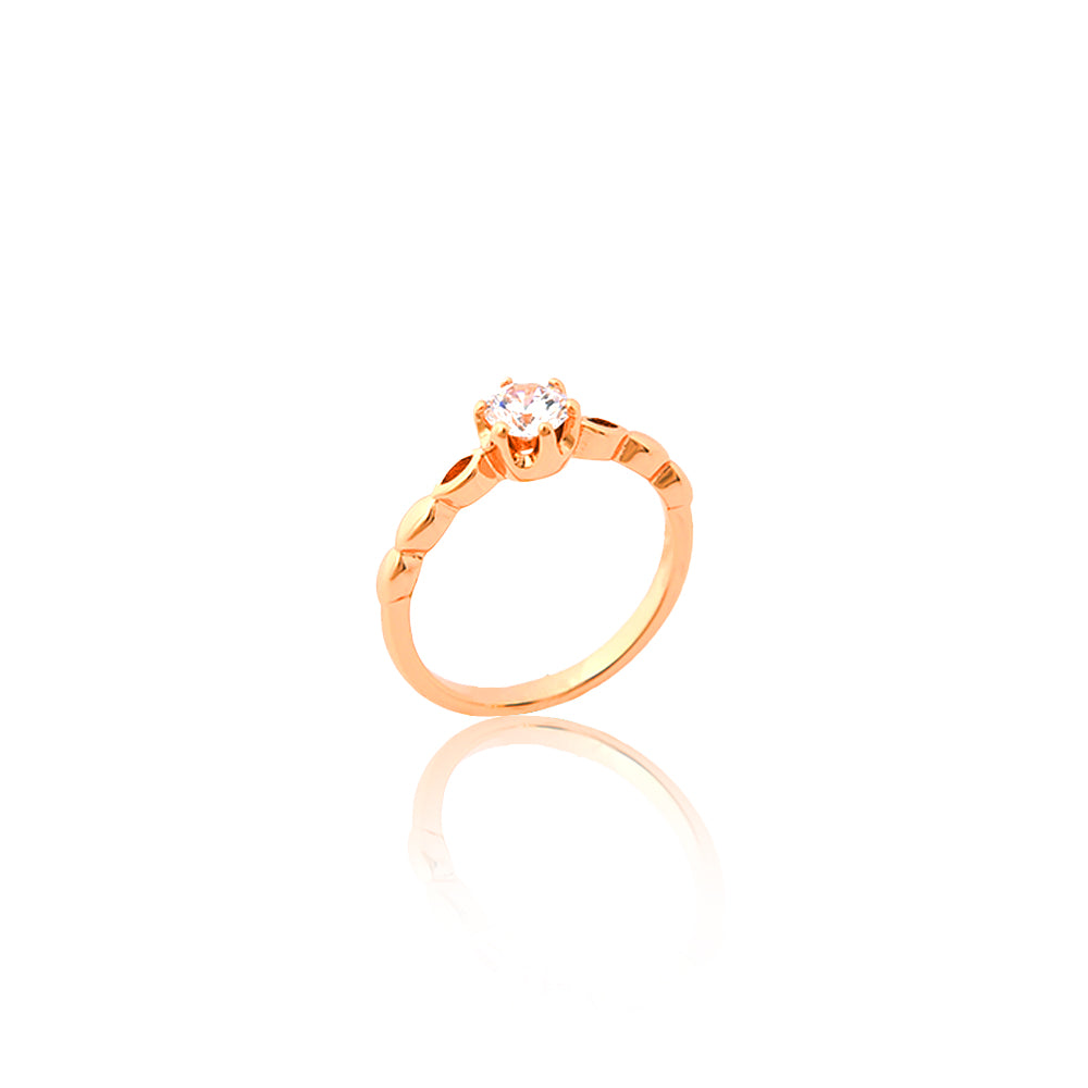 Charm - Leaf Accent Ring