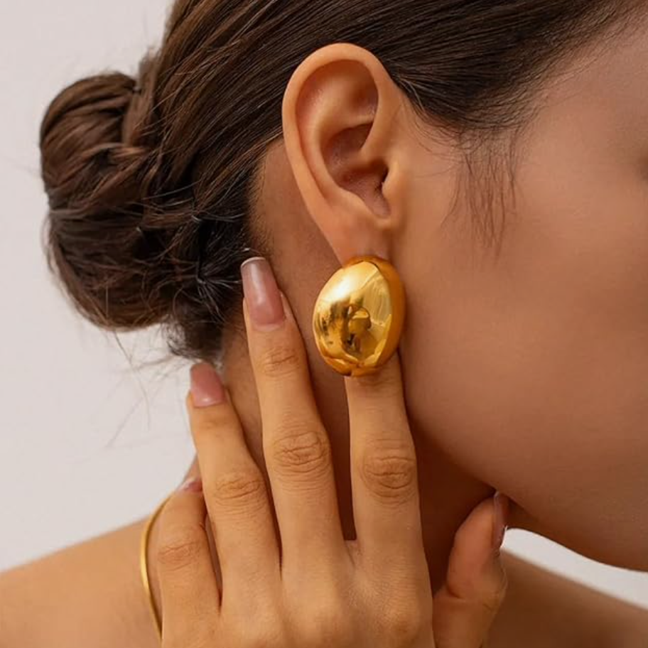 Solid Gold Earrings