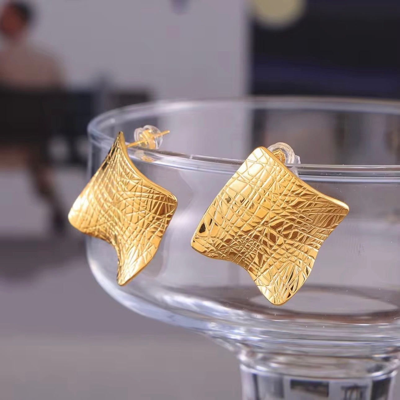 Square Fold Earrings