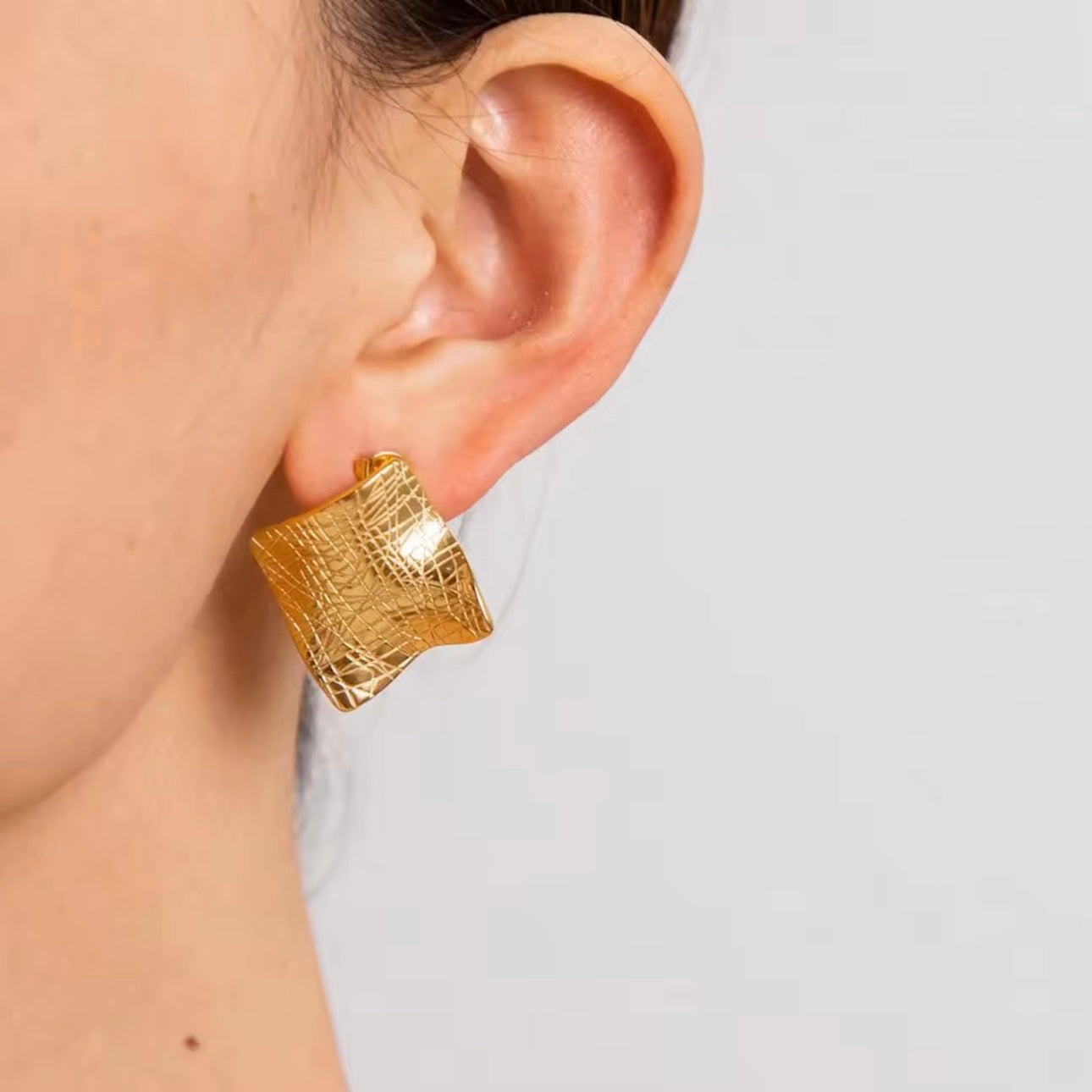 Square Fold Earrings