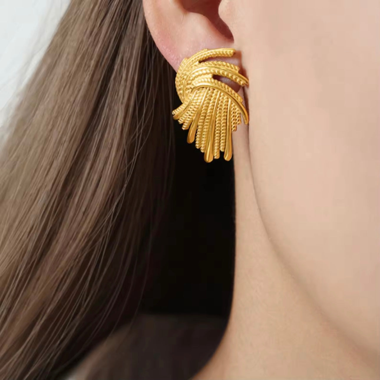Vintage Gold Plated Studs