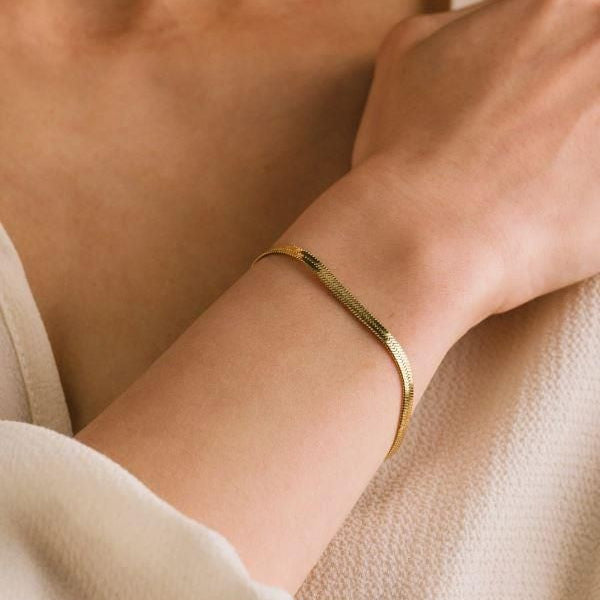 Steel Snake Chain Bracelet