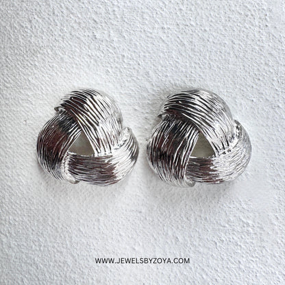 HAZEL Gold Knot Studs