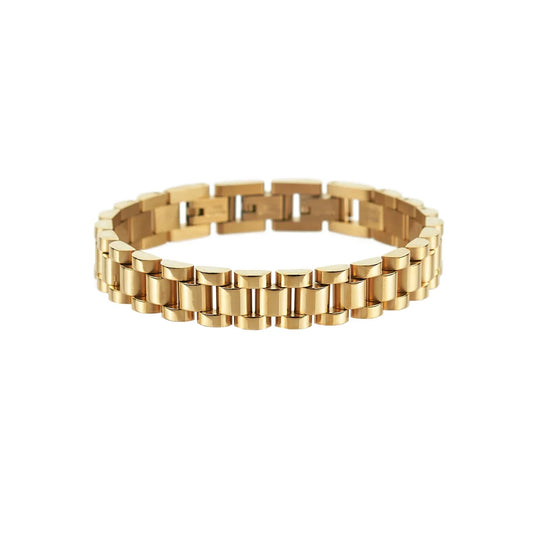 Gold Watch Strap Bracelet