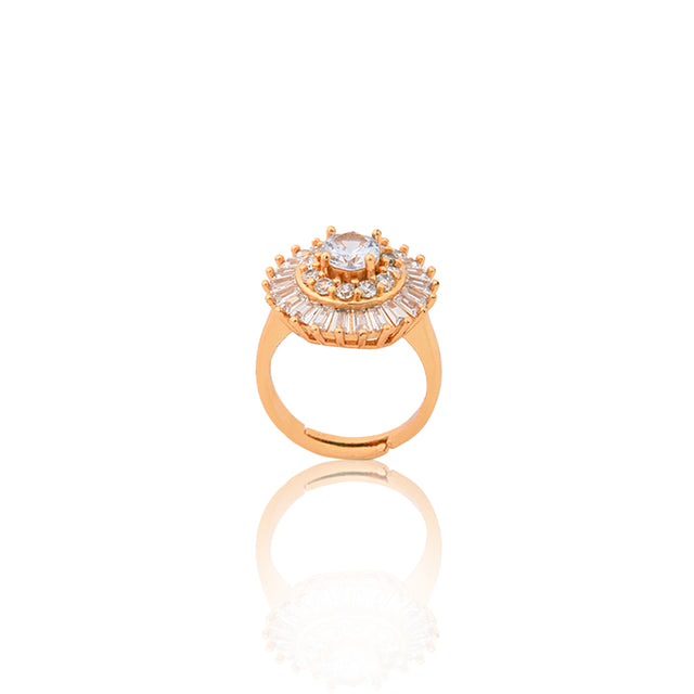 Mandala Gemstone Ring