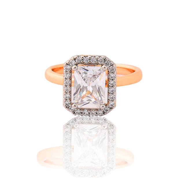 Emerald-Cut Birthstone Ring