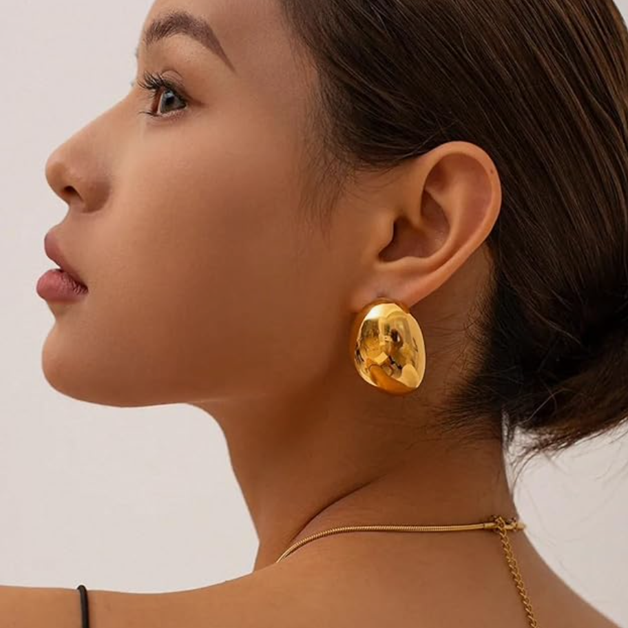 Solid Gold Earrings