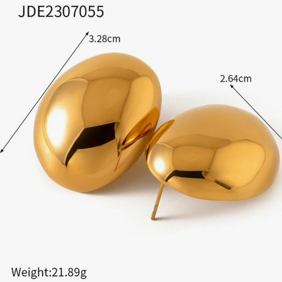 Solid Gold Earrings