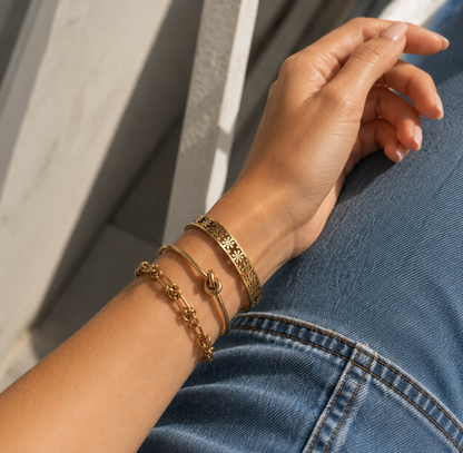 LuxeBloom Bracelet Trio