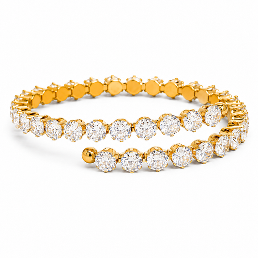 Infinity Spark Tennis Bracelet
