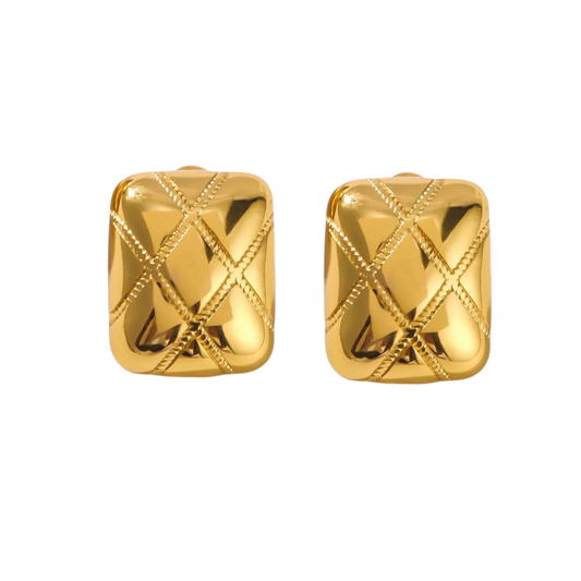 Box Pattern Earrings