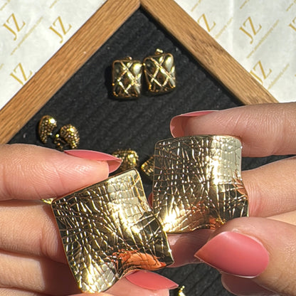 Square Fold Earrings