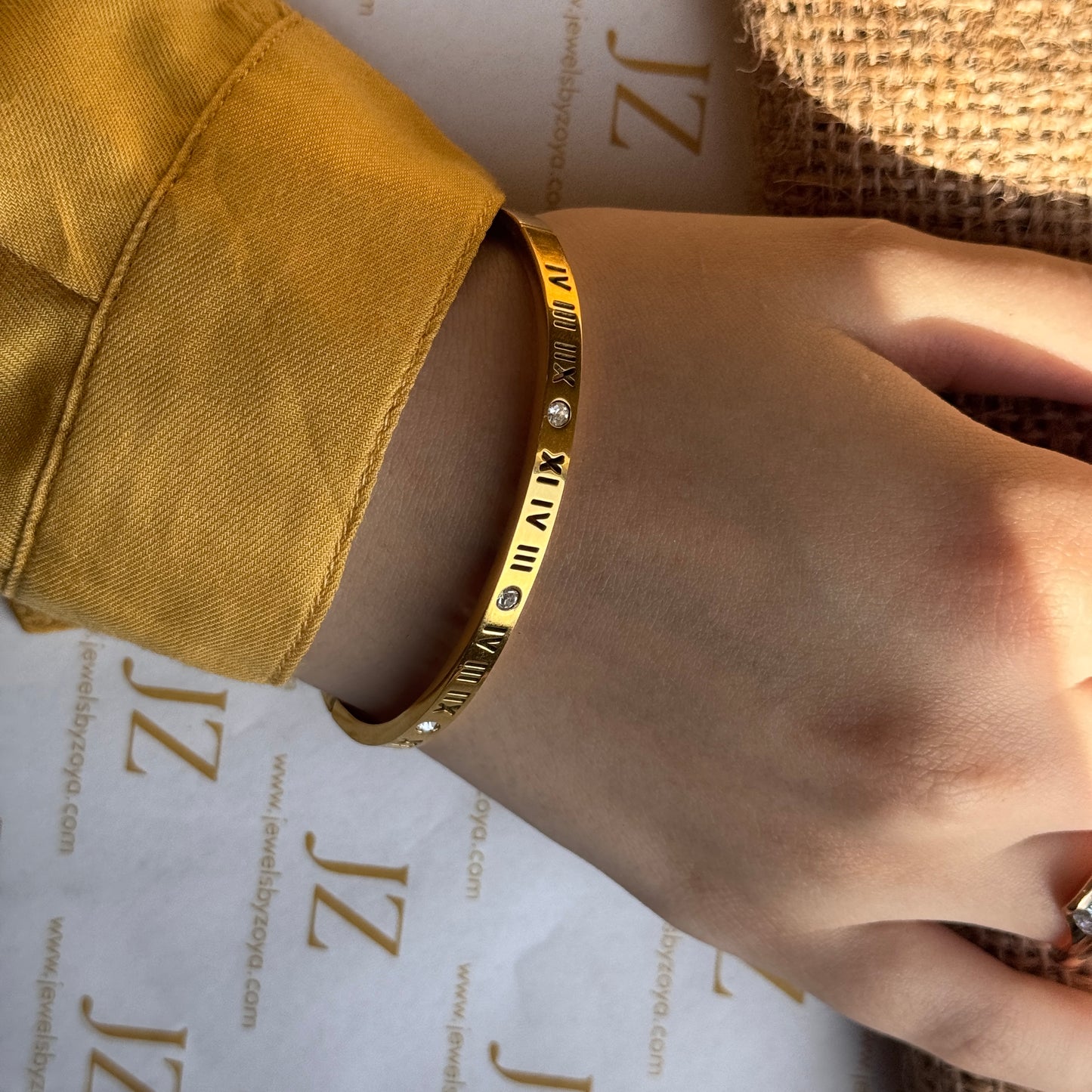 Roman Numeral Bangle