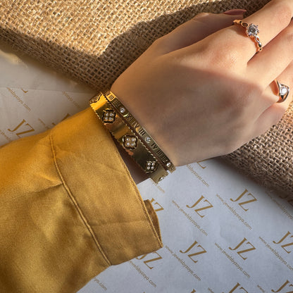 Roman Numeral Bangle