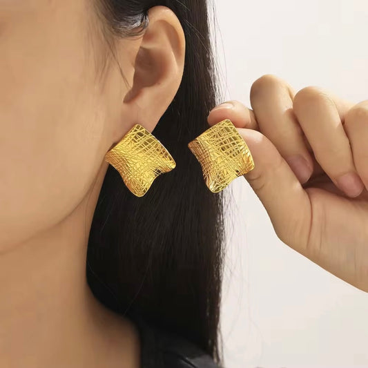 Square Fold Earrings