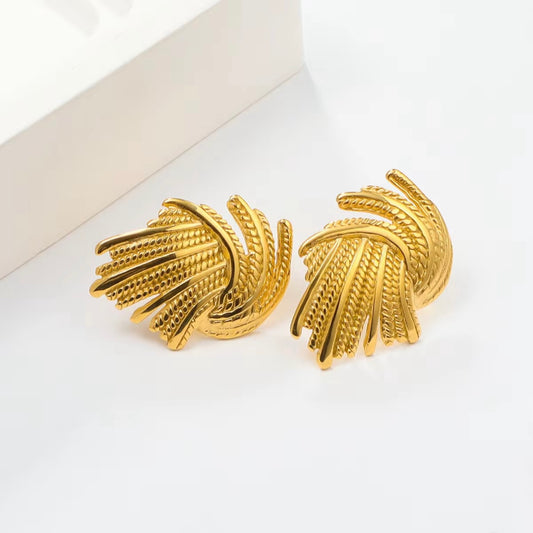 Vintage Gold Plated Studs