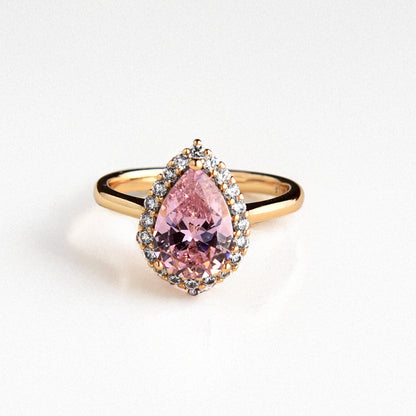 Pink Zircon Ring