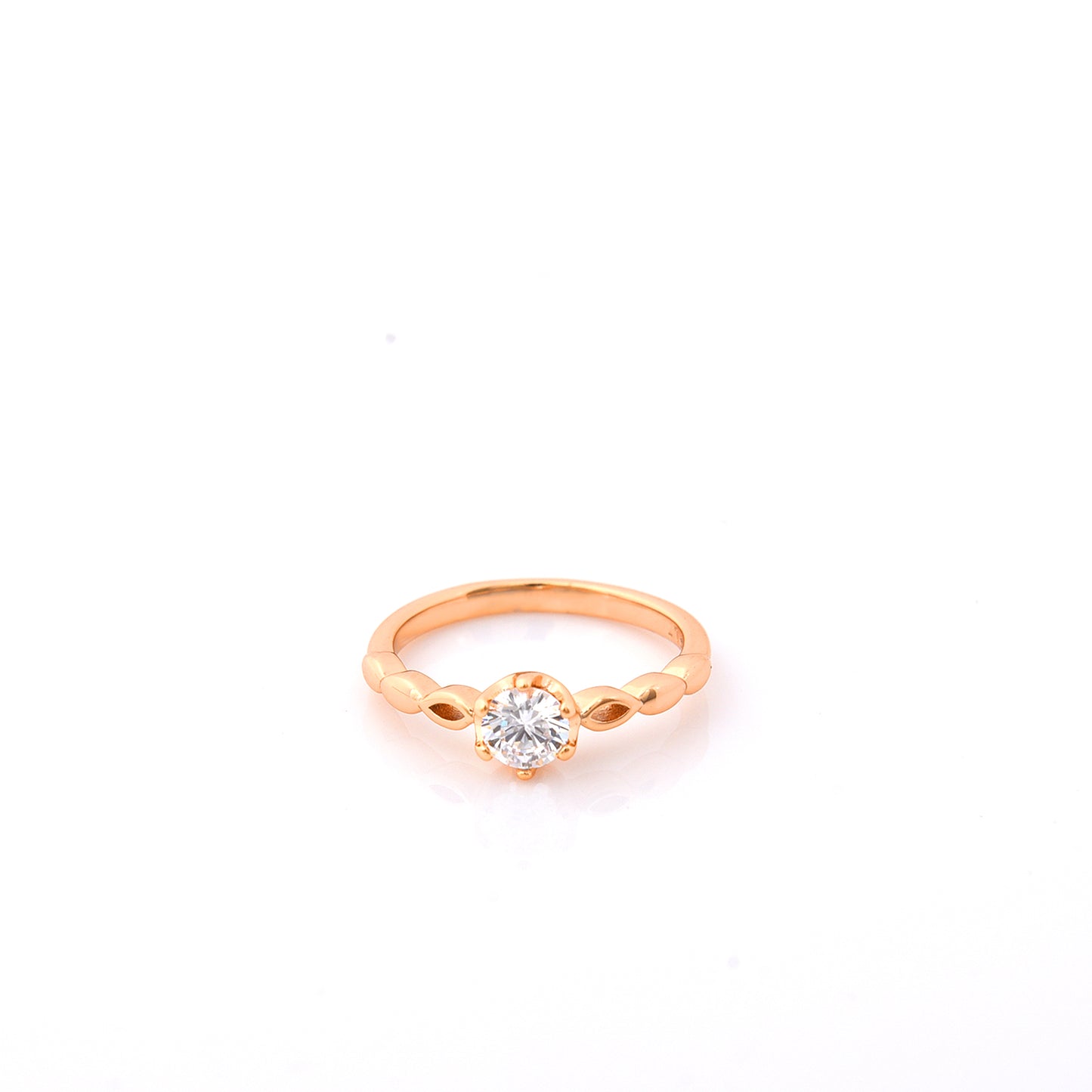 Charm - Leaf Accent Ring