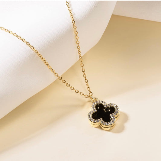 Sparkle Clover Necklace