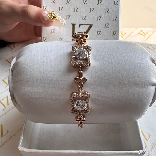 Mini Floral Zircon Bracelet