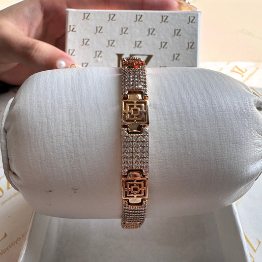 Luxurious CZ Diamond 18K Bracelet