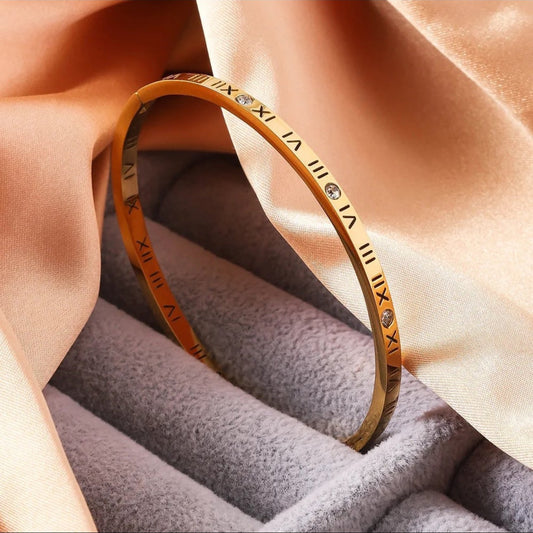 Roman Numeral Bangle
