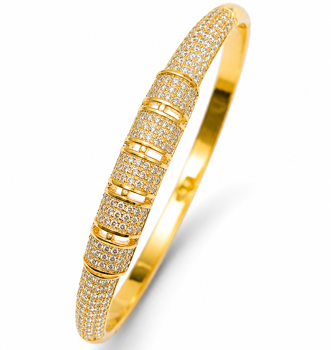 Full Pavé Gold Bracelet