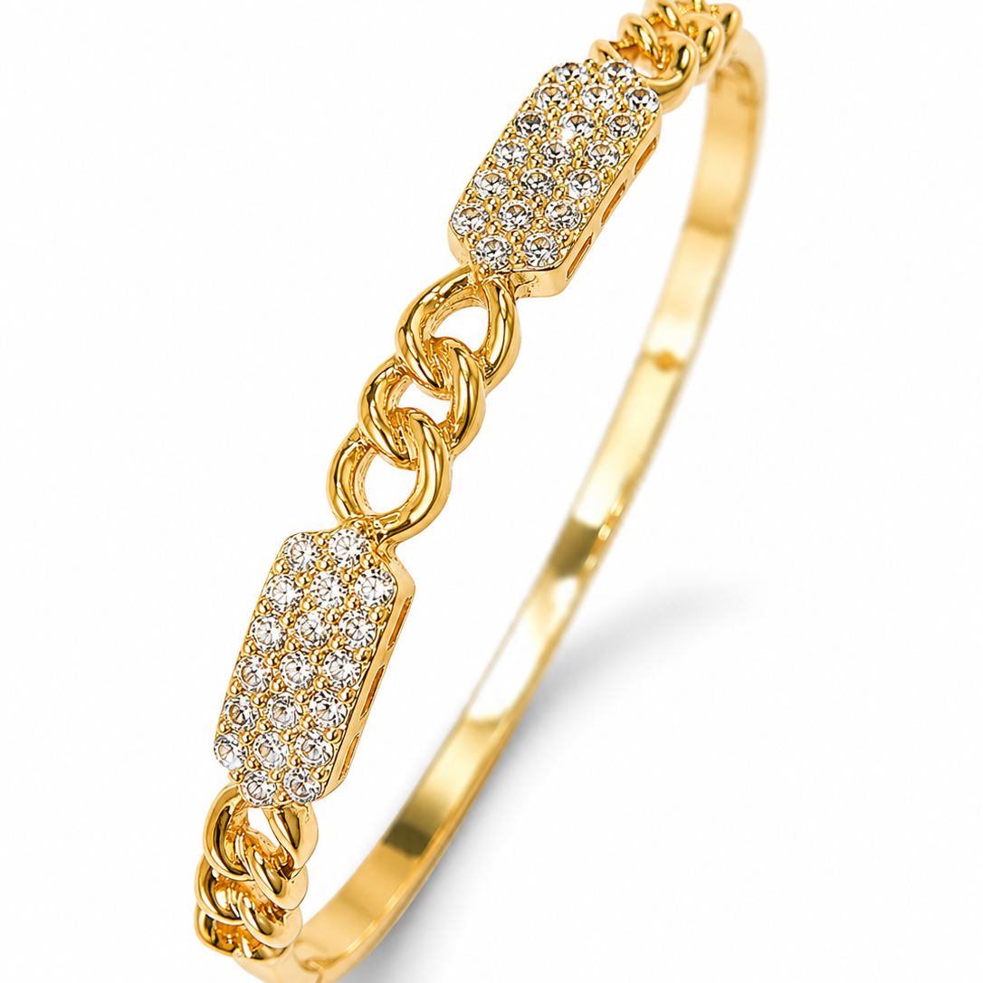 Chain-Link Diamond Bracelet