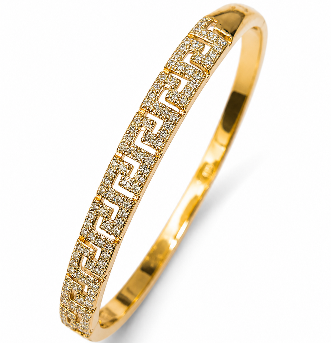 Greek Pattern Diamond Bracelet