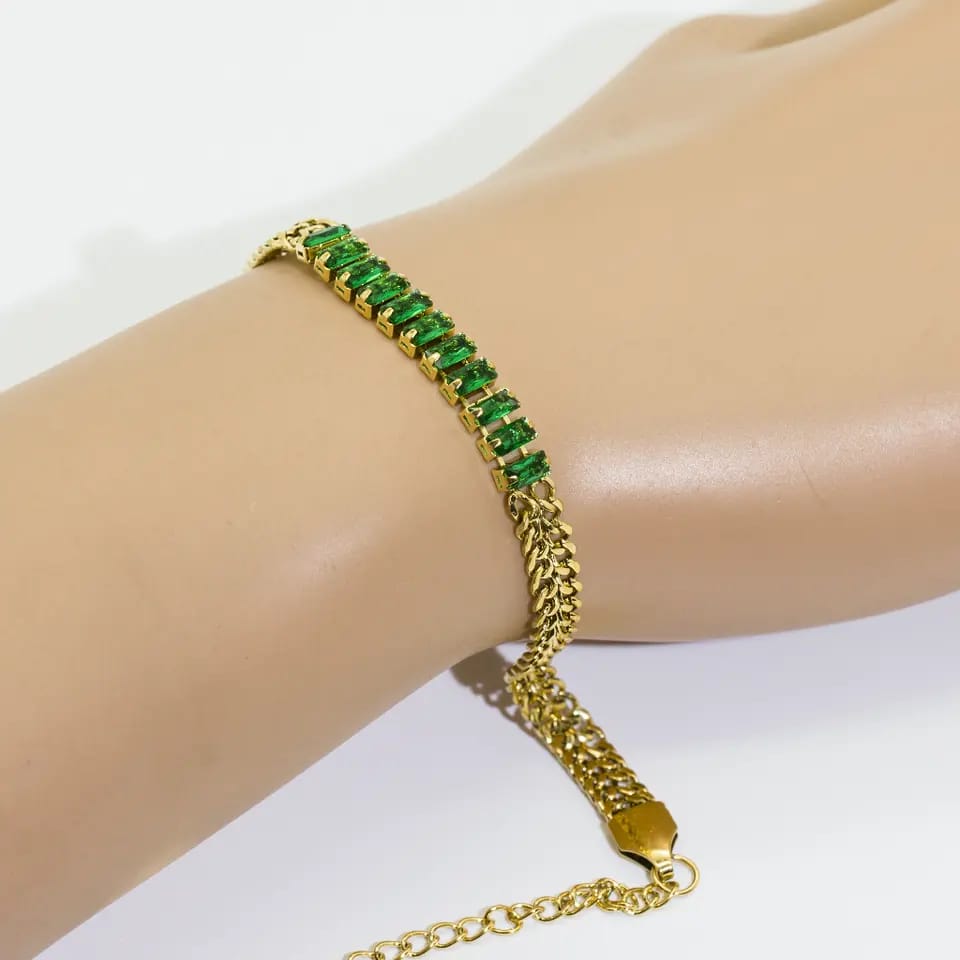 Zircon Baguette Bracelet